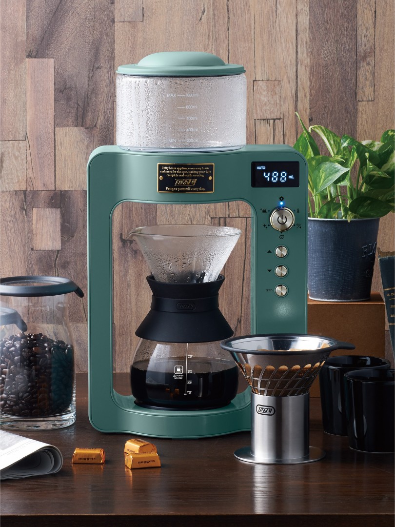 OJKCM6SG Toffy｜カスタムドリップコーヒーメーカー｜SLATE GREEN 雑貨通販のるなぱぁく